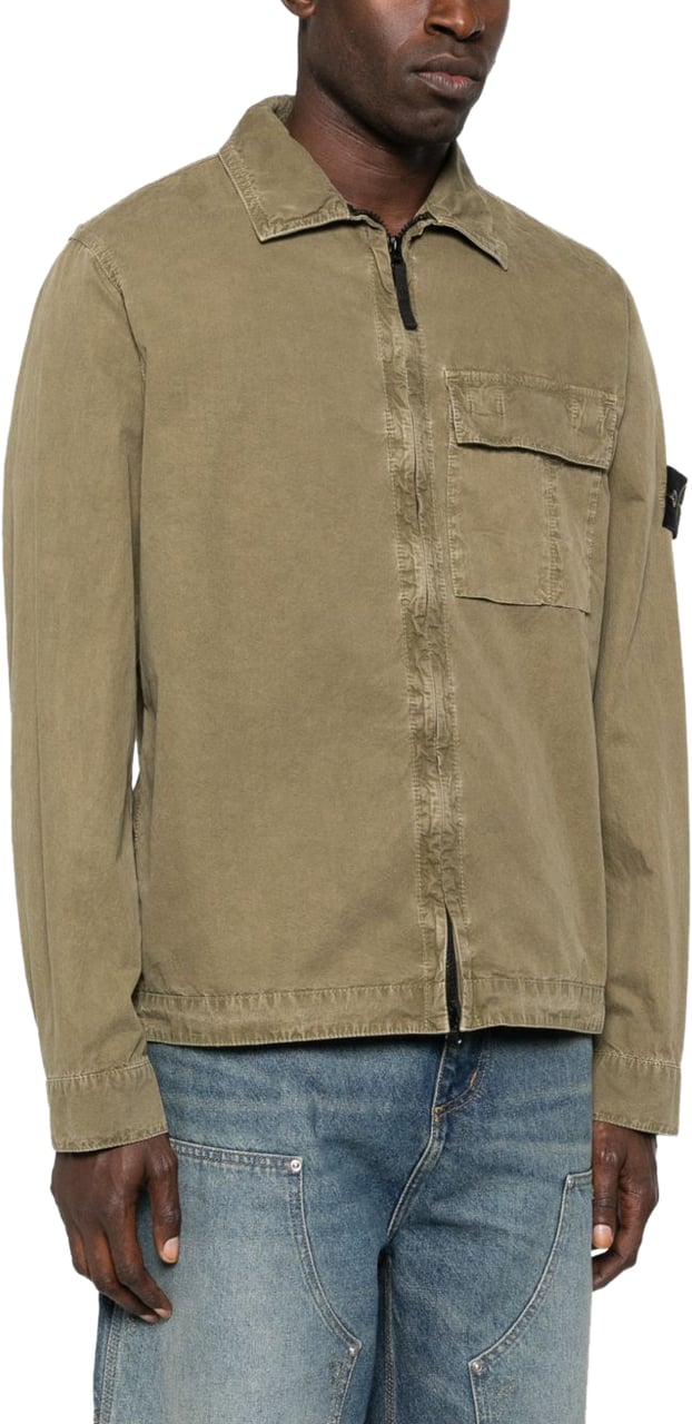 Stone Island Shirts Green Groen