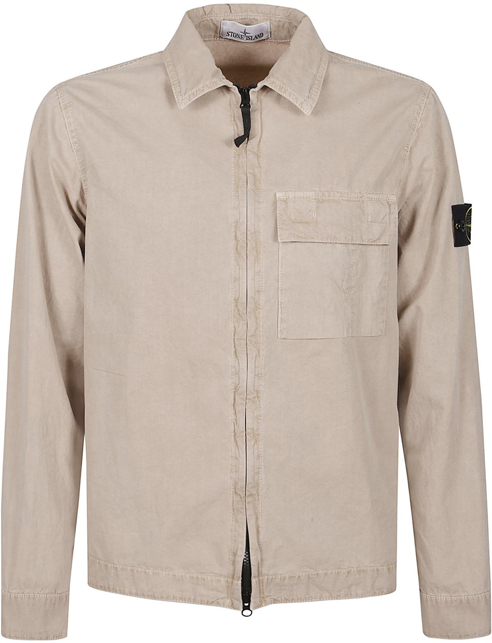 Stone Island Overshirt Jacket Brown Bruin