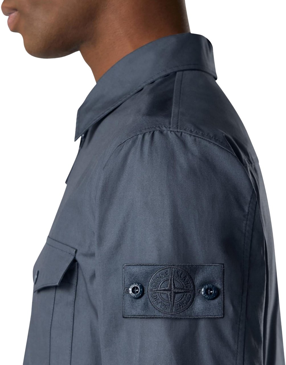 Stone Island Heren Shirts Blauw