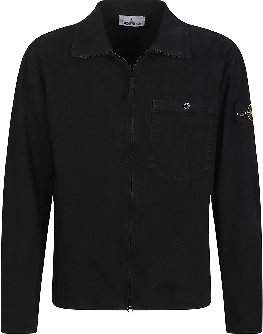 Stone Island Overshirt Jacket Black Zwart