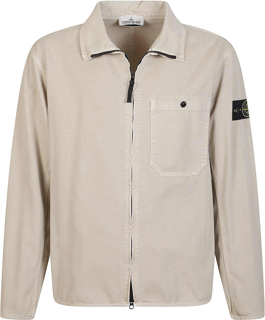 Stone Island Overshirt Jacket Brown Bruin