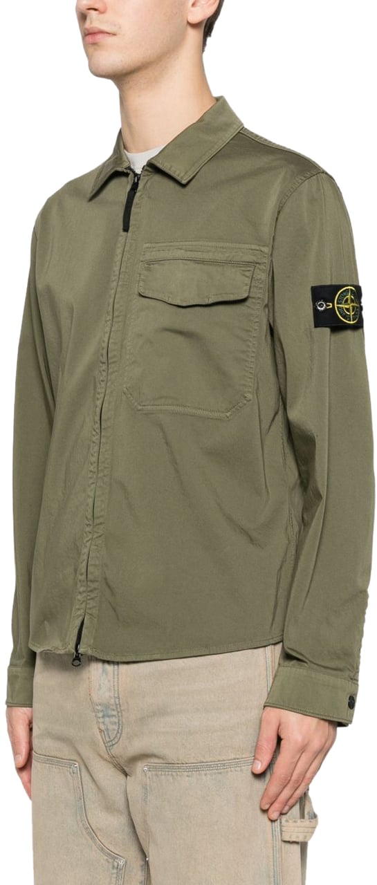 Stone Island Shirts Green Groen
