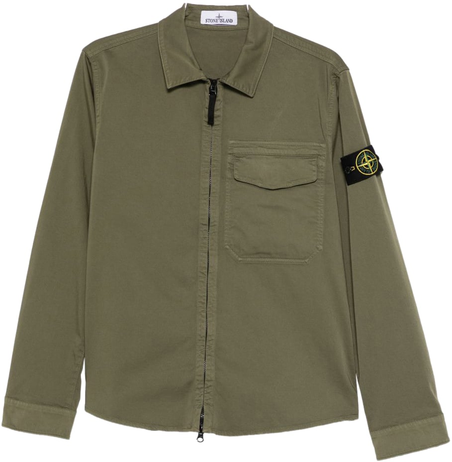 Stone Island Shirts Green Groen