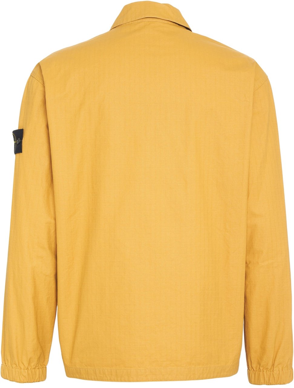 Stone Island Overshirt with logo label Geel