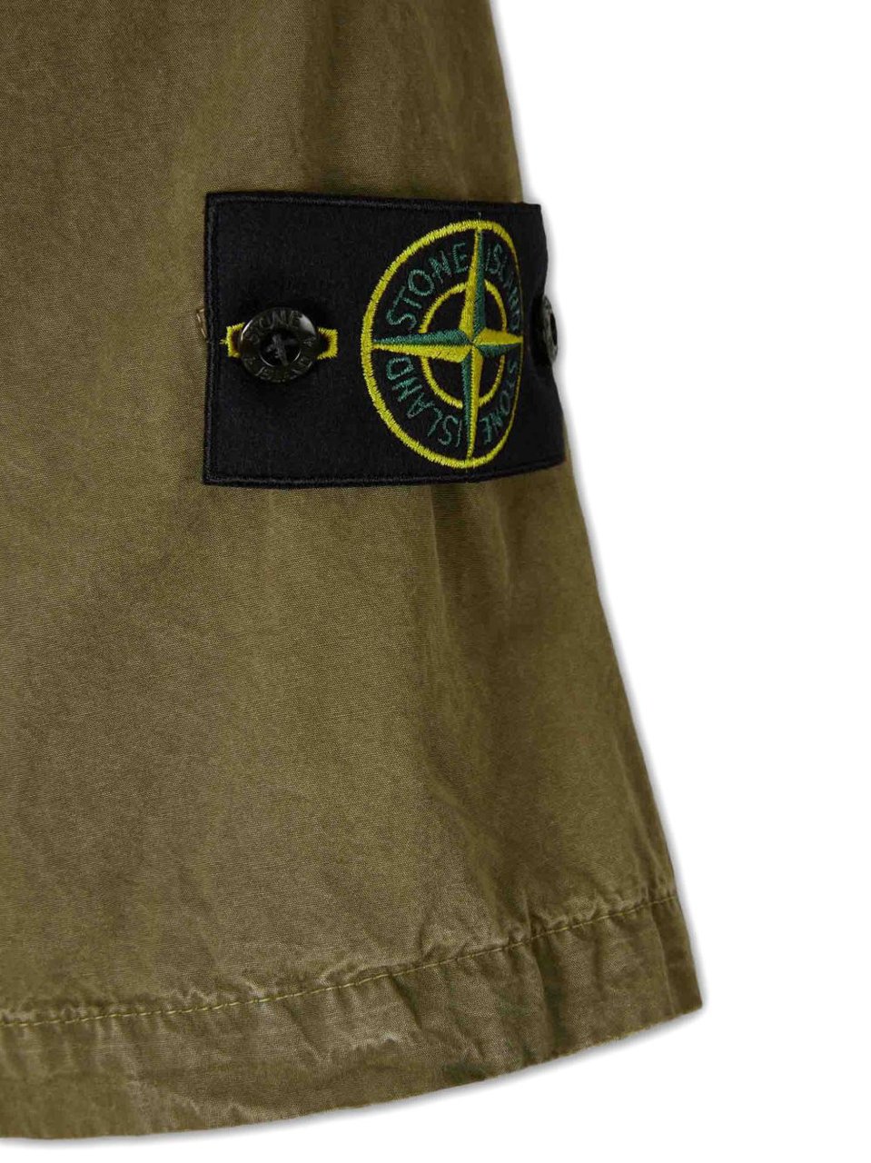 Stone Island Shirts Green Donkergroen