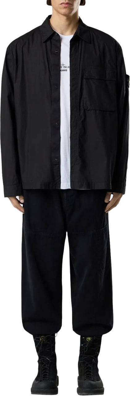 Stone Island Heren Shirts Zwart