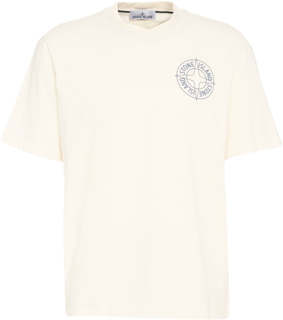Stone Island T-shirt with logo Geel
