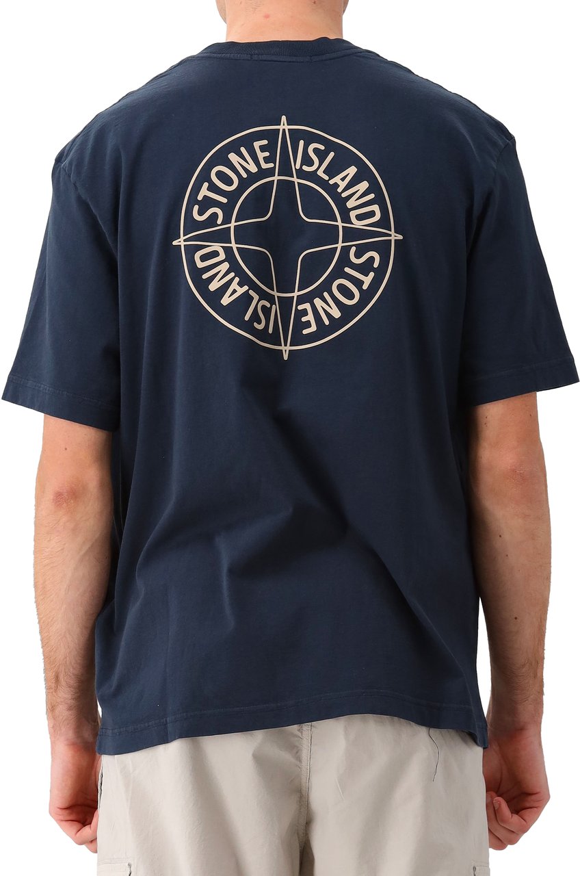 Stone Island Stone Island T-Shirt Blauw Blauw