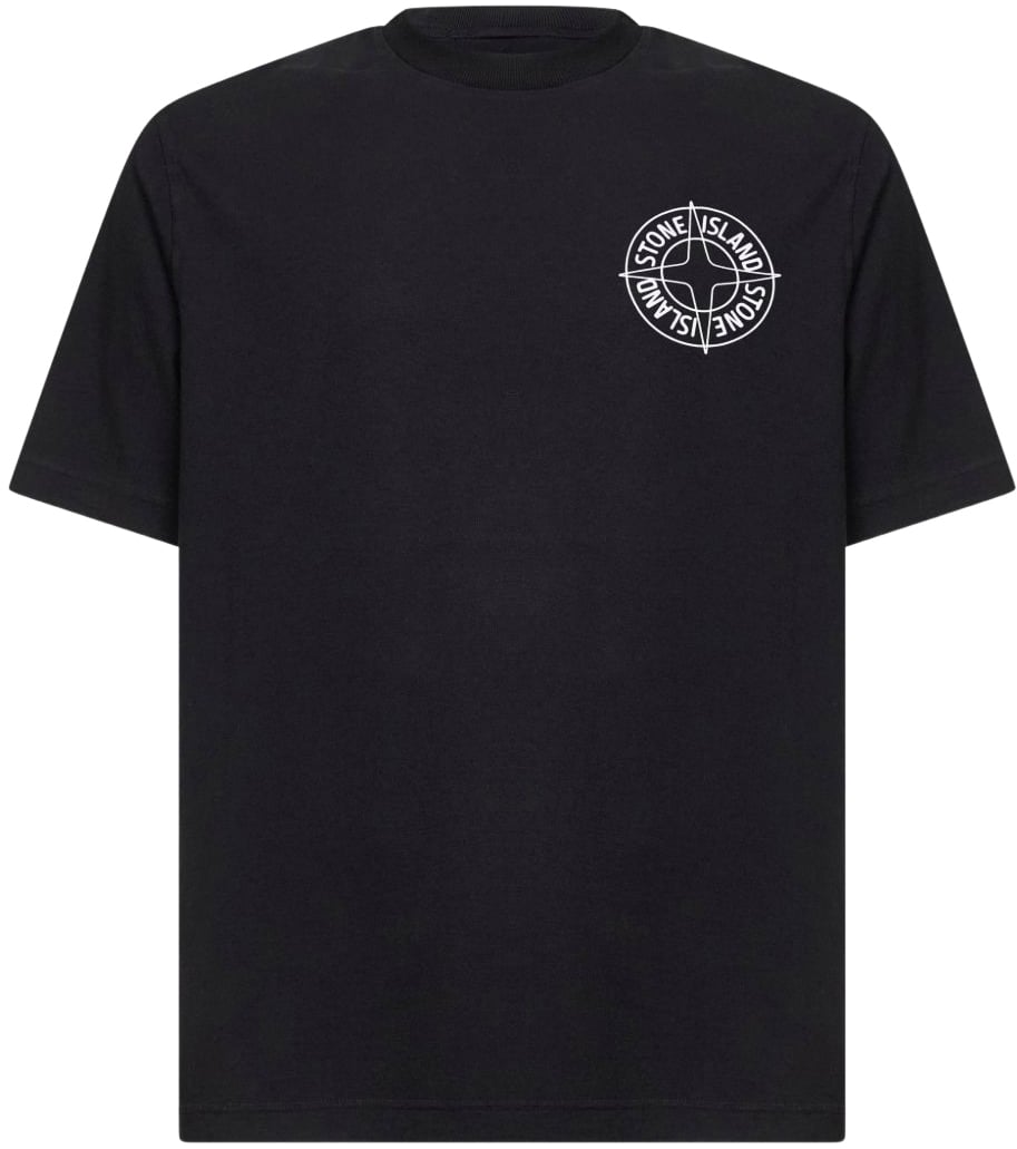 Stone Island T-Shirts And Polos Black Zwart