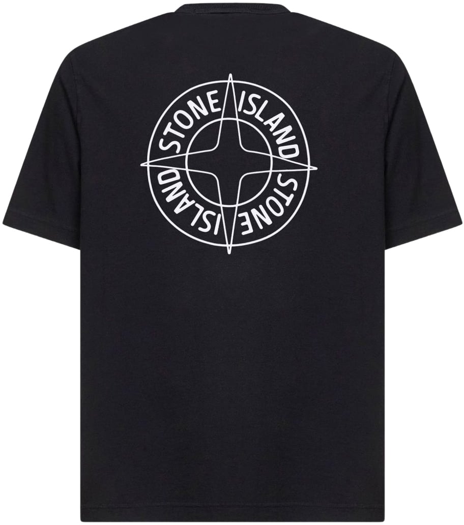 Stone Island T-Shirts And Polos Black Zwart