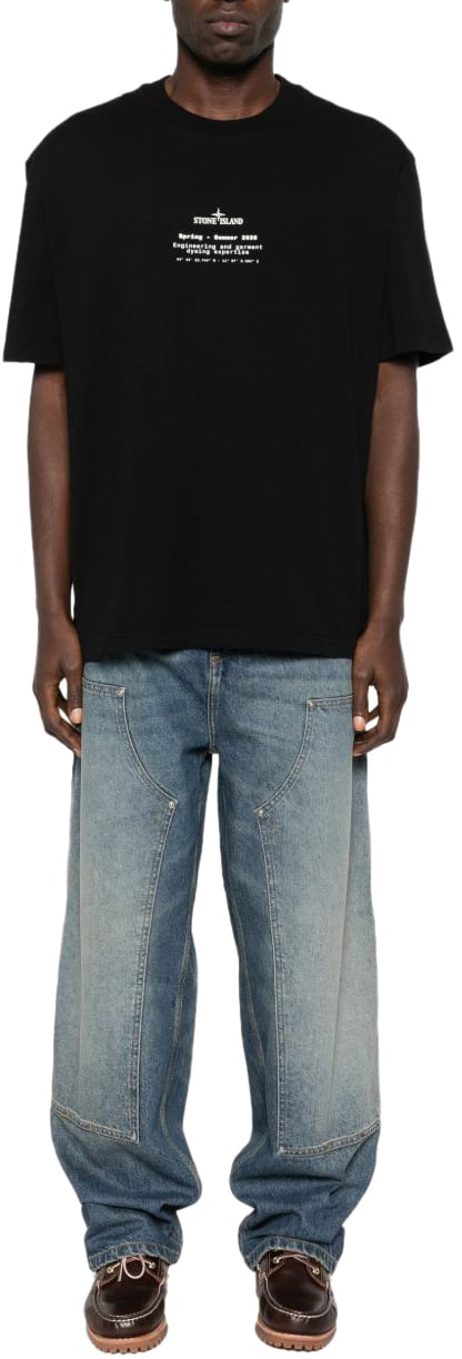 Stone Island T-Shirts And Polos Black Zwart