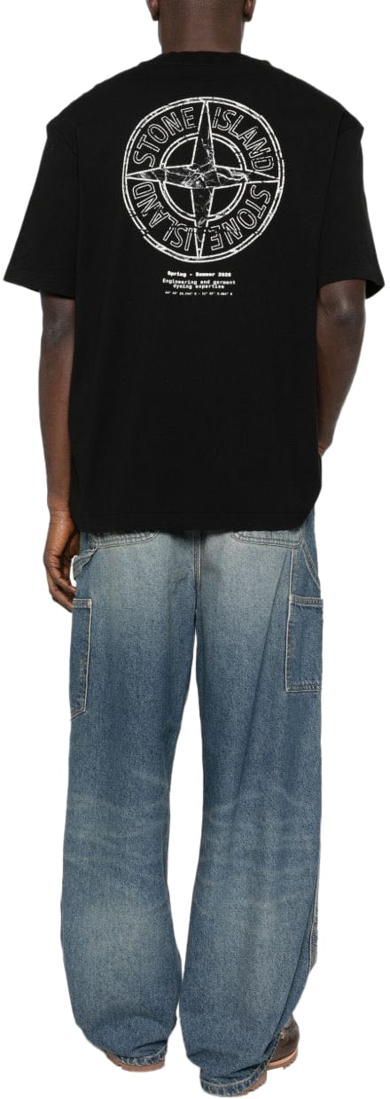Stone Island T-Shirts And Polos Black Zwart