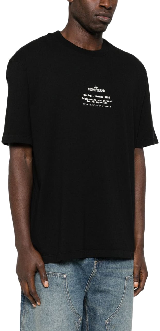 Stone Island T-Shirts And Polos Black Zwart
