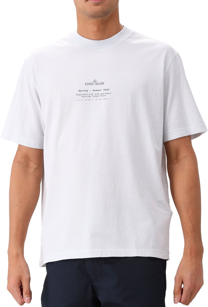 Stone Island Stone Island T-Shirt Sky Blue Grijs