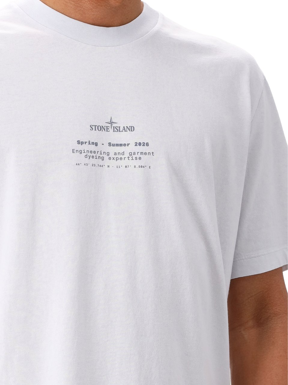 Stone Island Stone Island T-Shirt Sky Blue Grijs