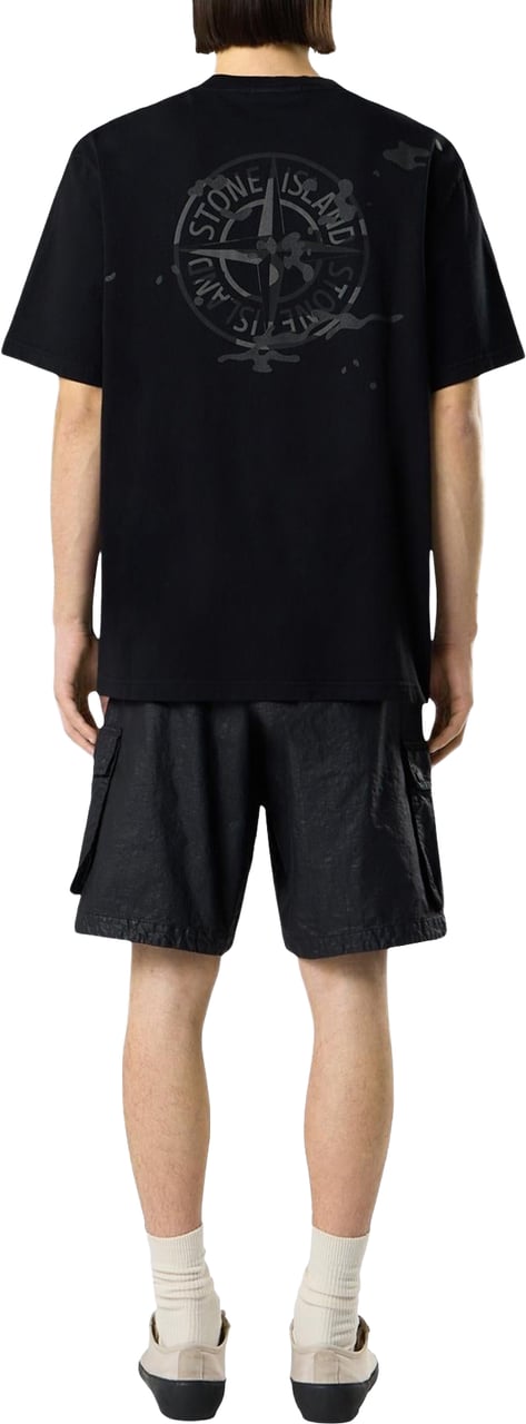 Stone Island Heren Ss T-Shirt Zwart