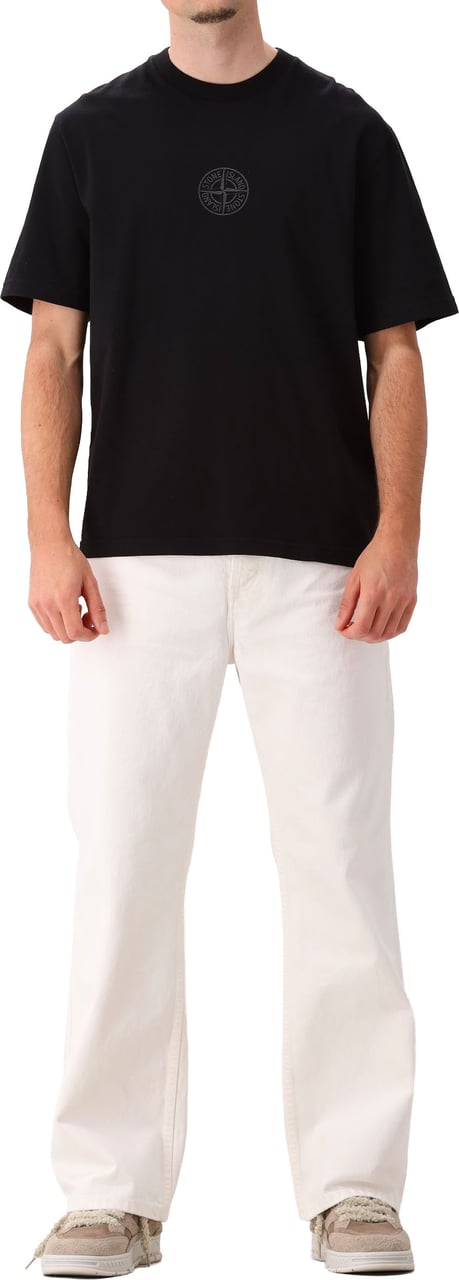 Stone Island Heren Ss T-Shirt Zwart