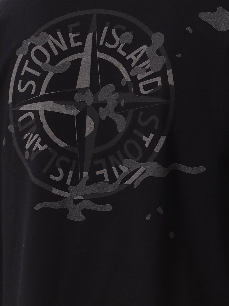 Stone Island Heren Ss T-Shirt Zwart