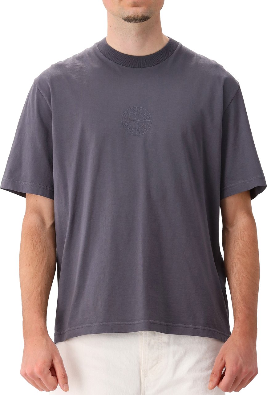 Stone Island Stone Island T-shirt Blauw Grijs