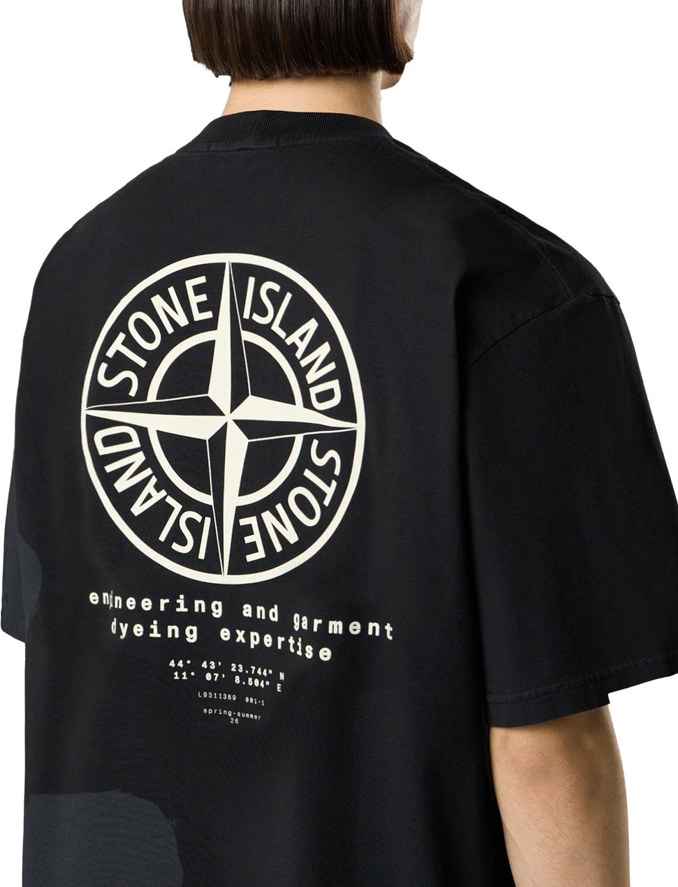 Stone Island Heren Ss T-Shirt Zwart