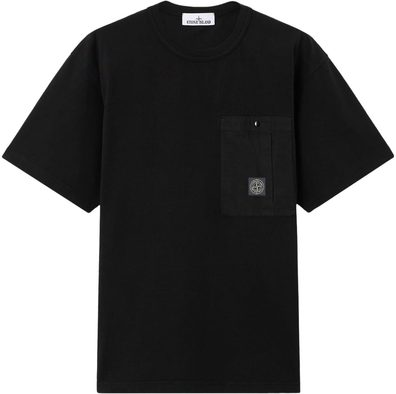 Stone Island Heren Ss T-Shirt Zwart