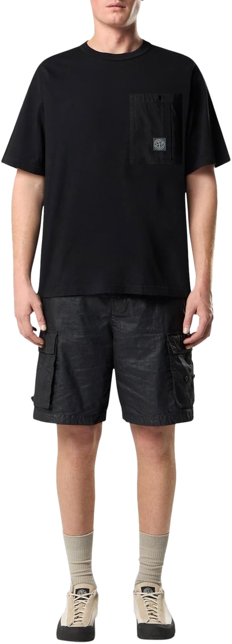 Stone Island Heren Ss T-Shirt Zwart