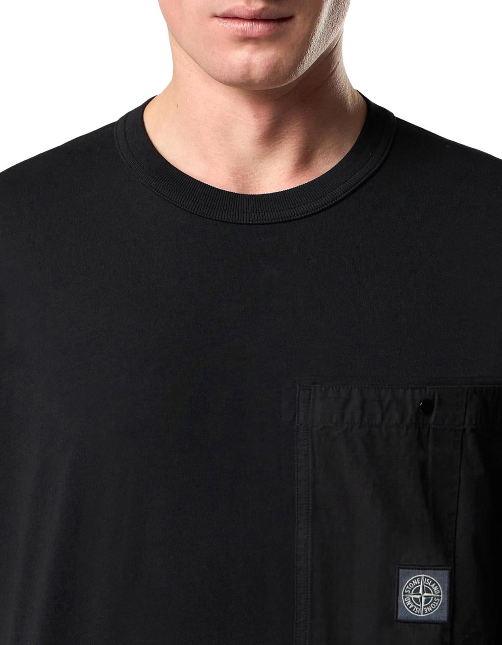 Stone Island Heren Ss T-Shirt Zwart