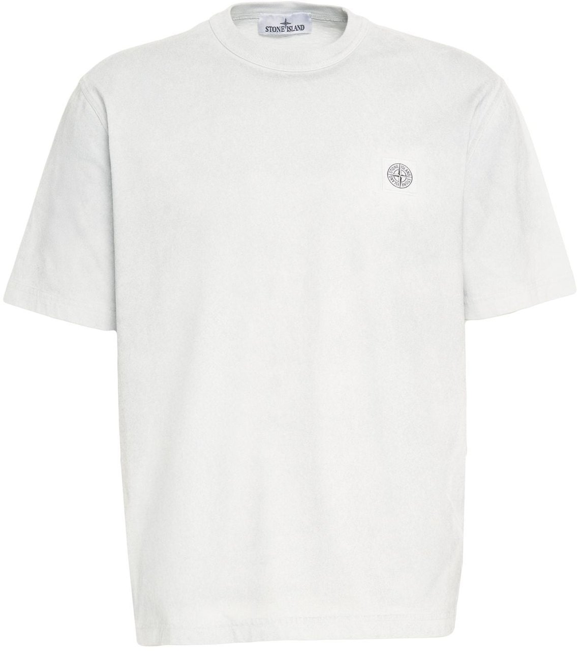 Stone Island T-shirt with logo Zilver