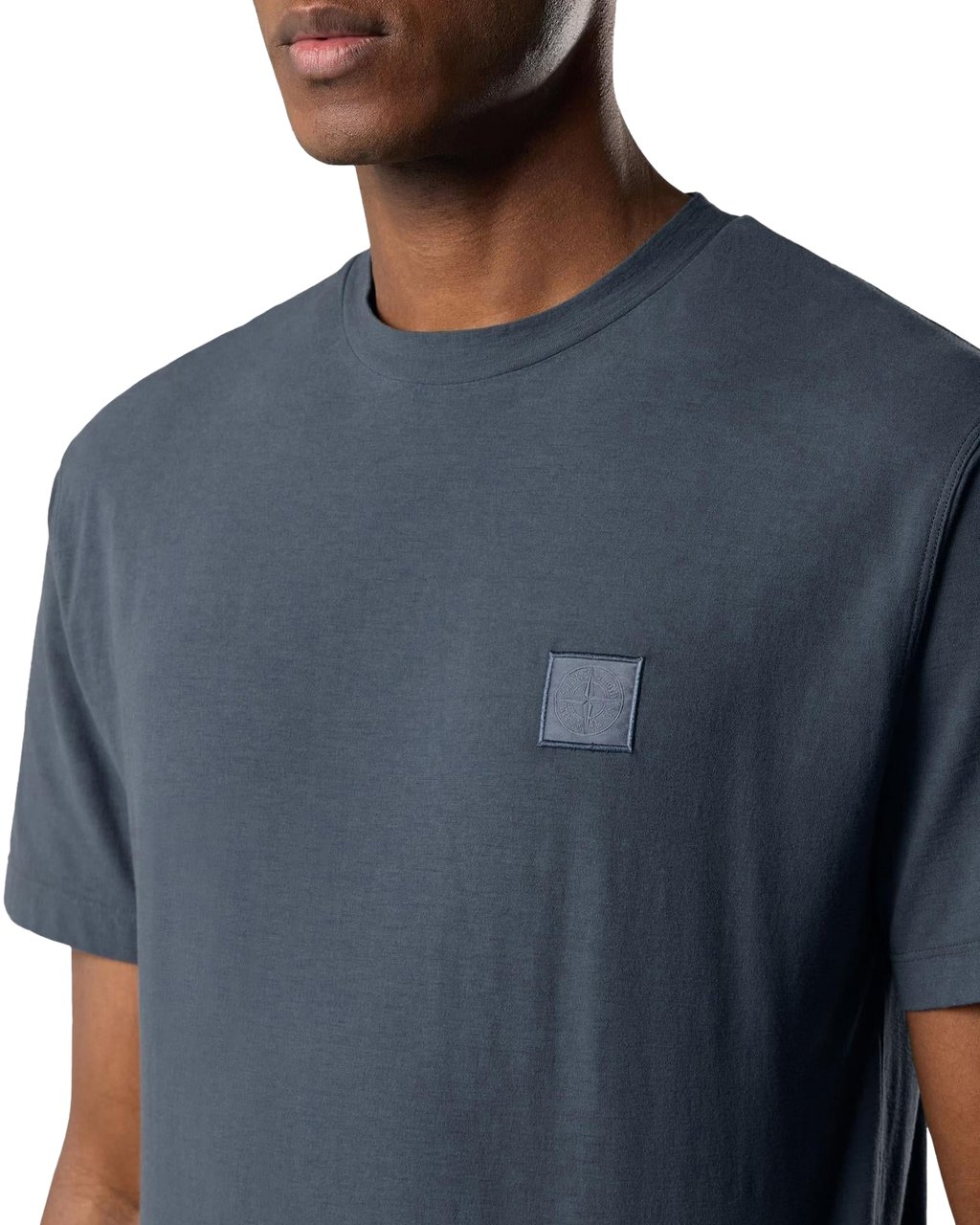 Stone Island Heren Ss T-Shirt Blauw