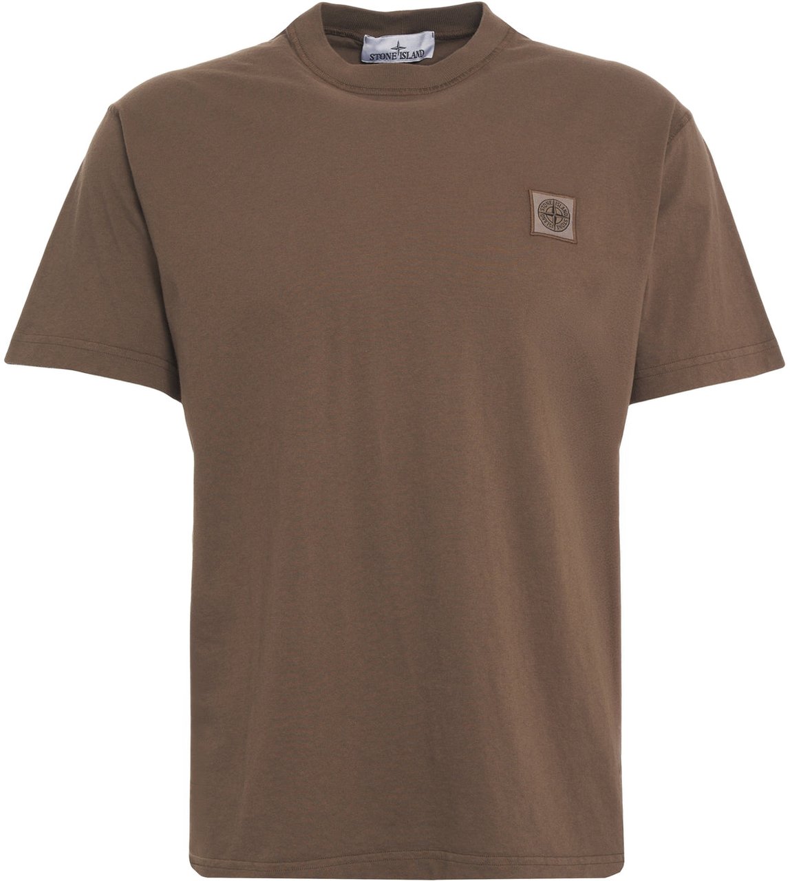 Stone Island T-shirt with logo Bruin