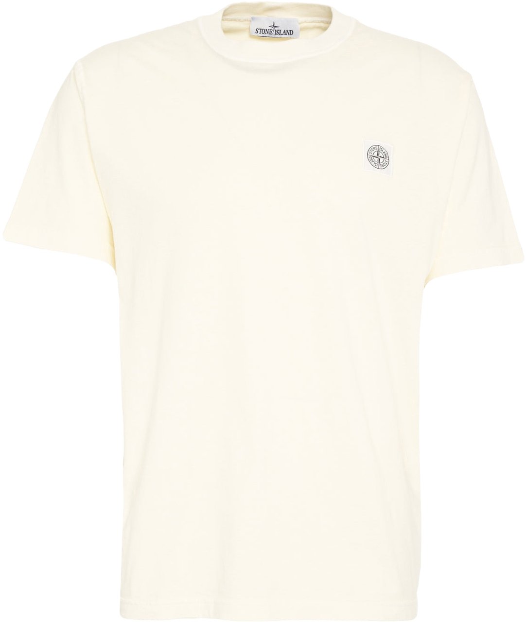 Stone Island T-shirt with logo Geel
