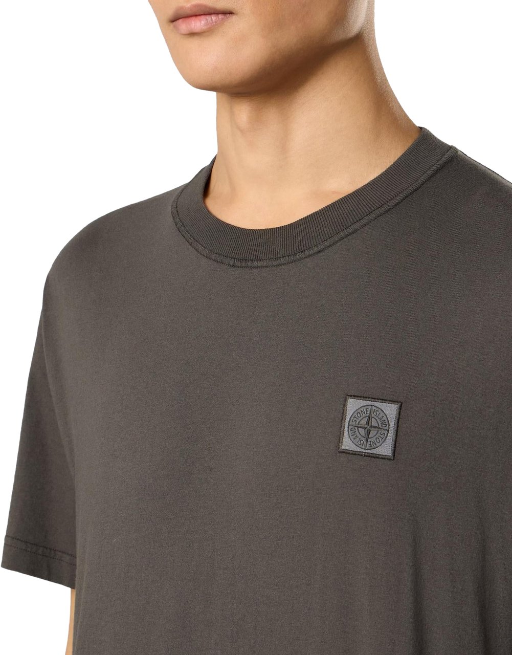 Stone Island Heren Ss T-Shirt Grijs