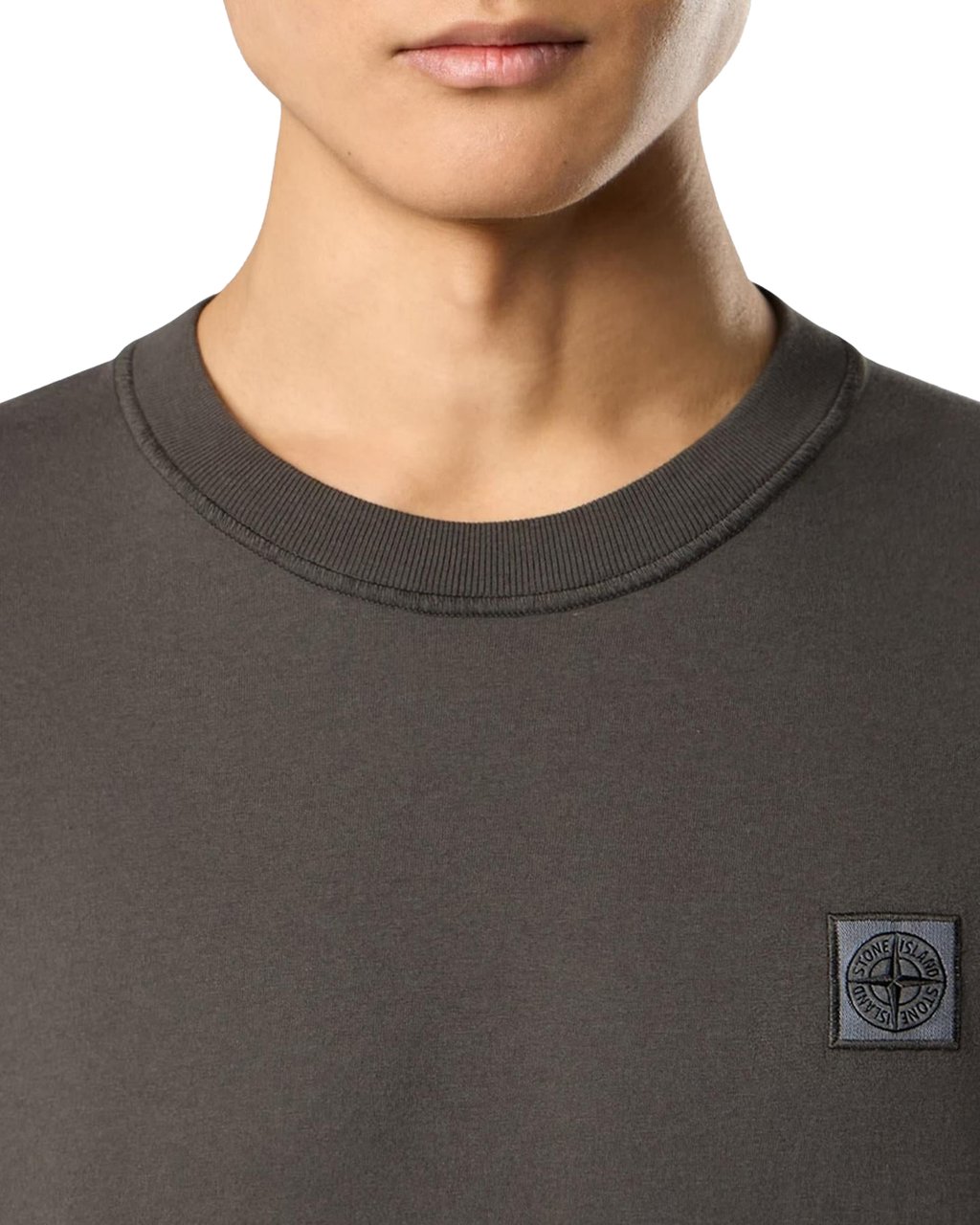 Stone Island Heren Ss T-Shirt Grijs