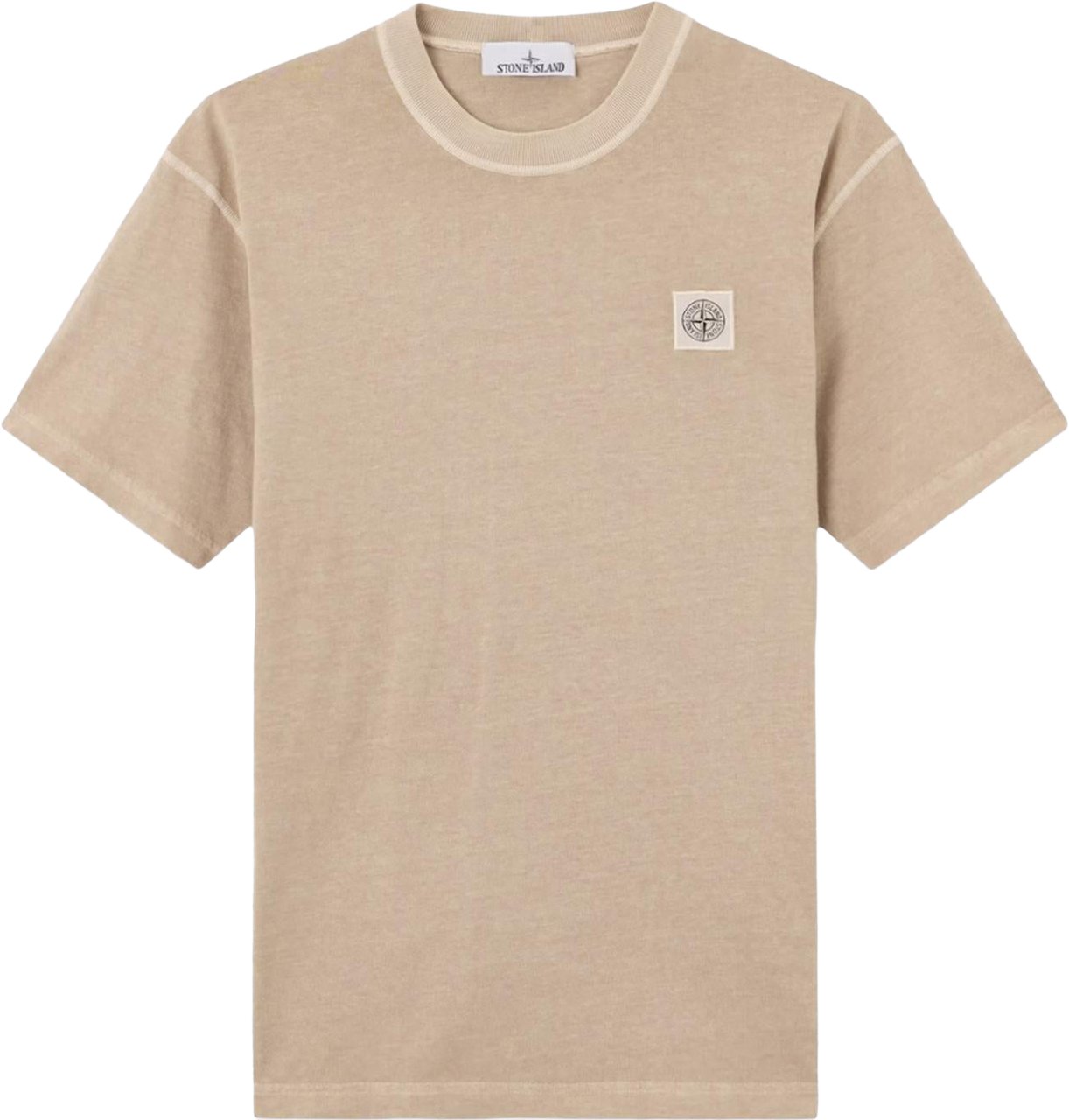 Stone Island Heren Ss T-Shirt Beige