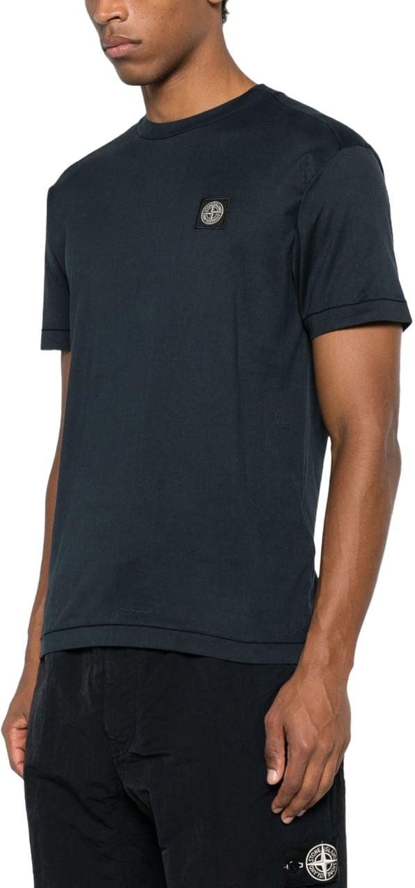 Stone Island T-Shirts And Polos Blue Blauw