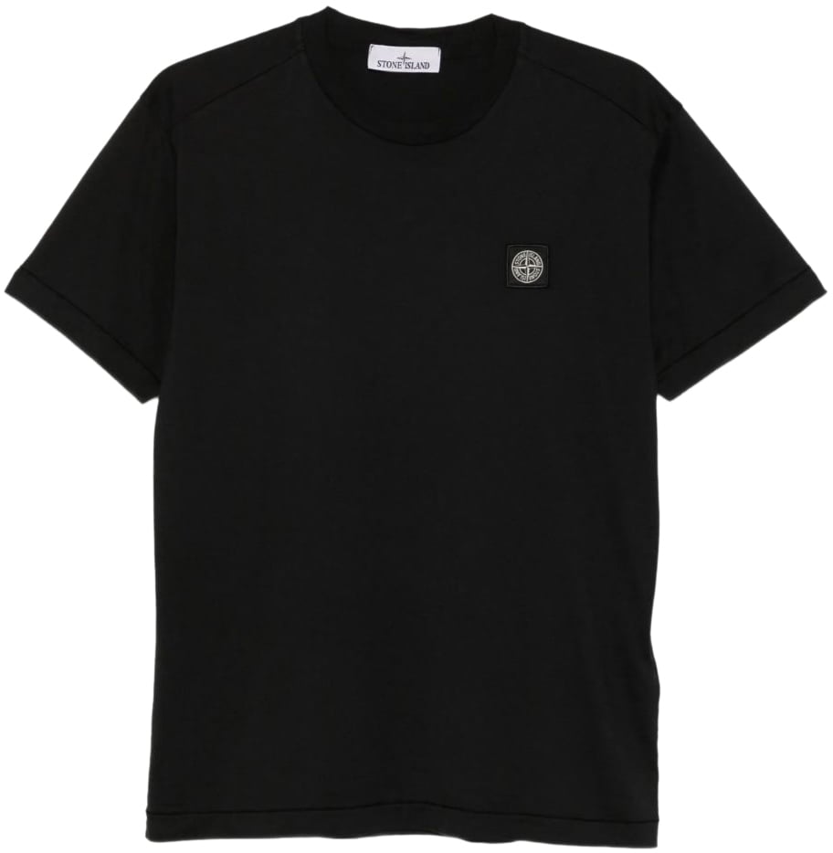 Stone Island T-Shirts And Polos Black Zwart