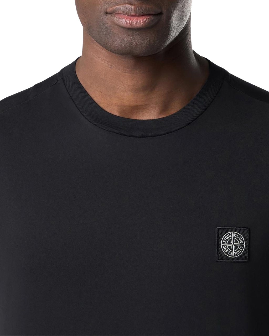 Stone Island Heren Ss T-Shirt Zwart