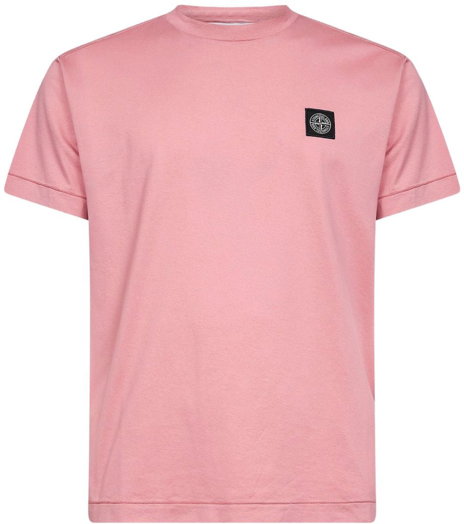 Stone Island T-Shirts And Polos Pink Roze