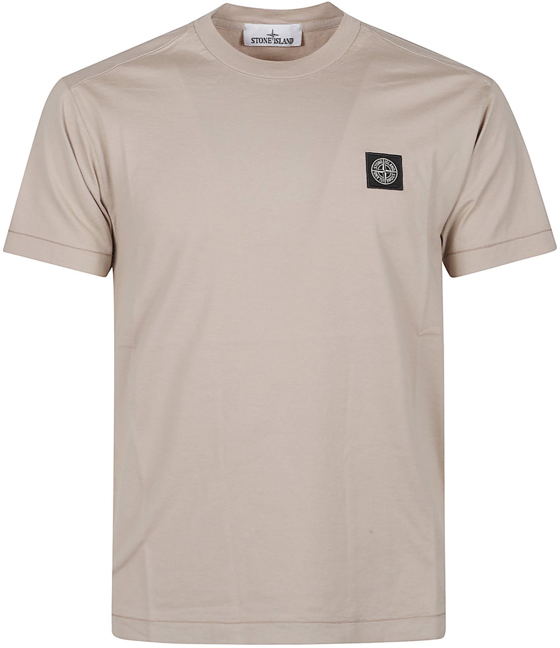 Stone Island Logo T-shirt Brown Bruin