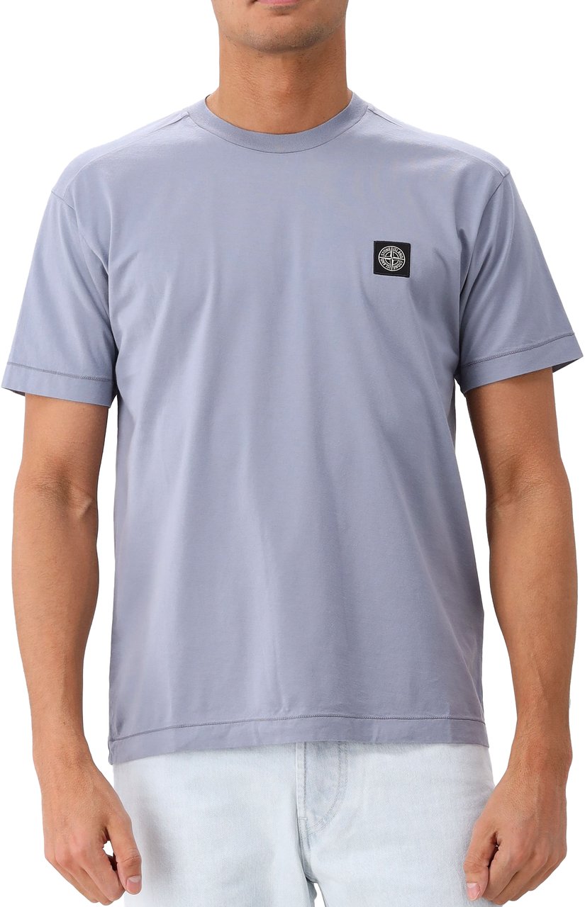 Stone Island T-Shirt Blauw Blauw