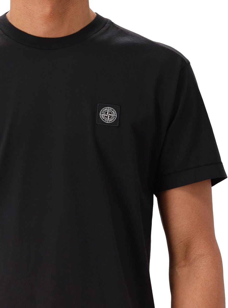 Stone Island T-Shirt Zwart Zwart