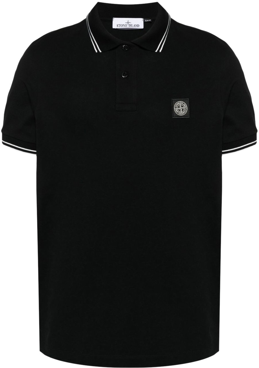 Stone Island T-Shirts And Polos Black Zwart