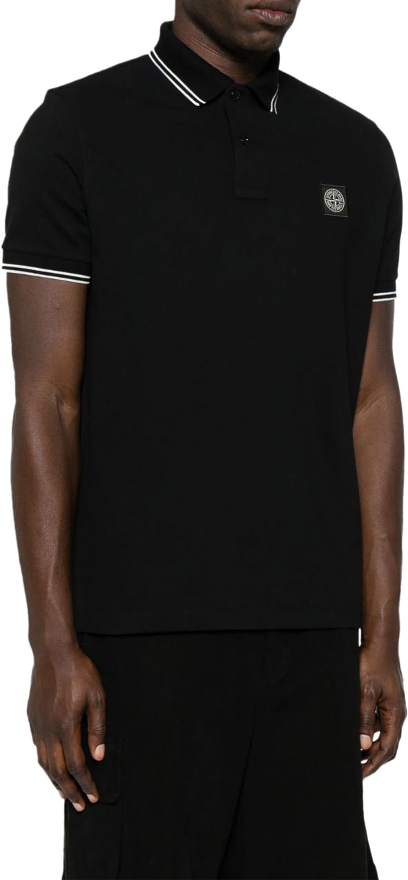Stone Island T-Shirts And Polos Black Zwart
