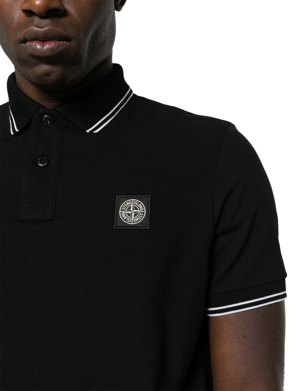 Stone Island T-Shirts And Polos Black Zwart