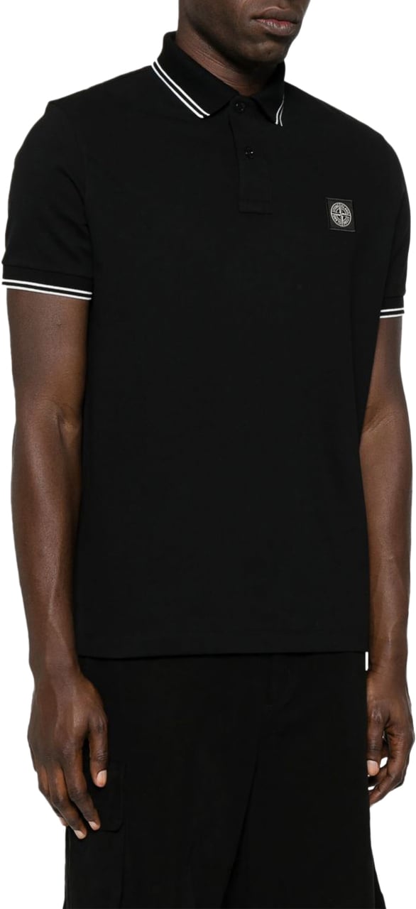 Stone Island T-Shirts And Polos Black Zwart