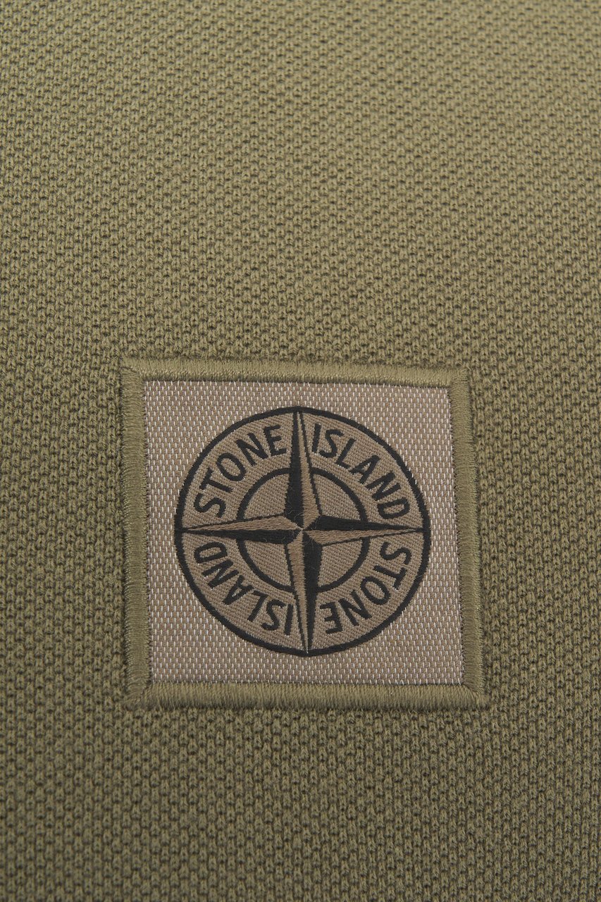 Stone Island Polo shirt with logo Groen