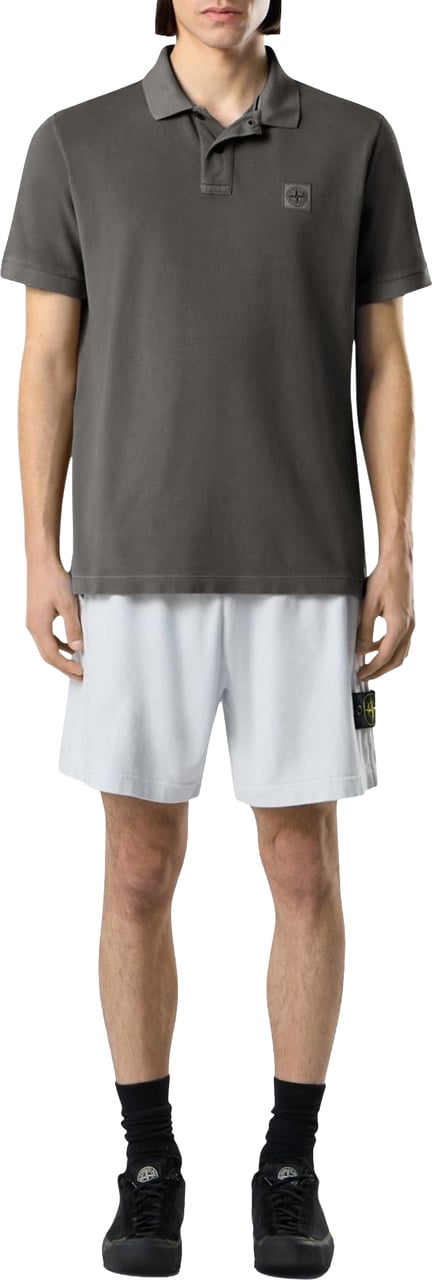 Stone Island Heren Ss Polo Grijs