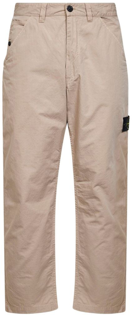 Stone Island Trousers Beige Beige