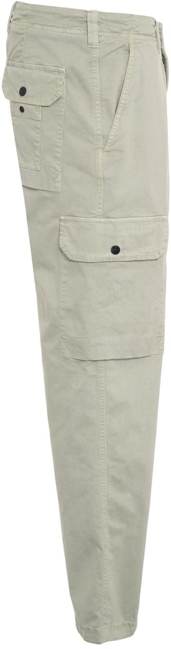Stone Island Cotton blend cargo pants Groen