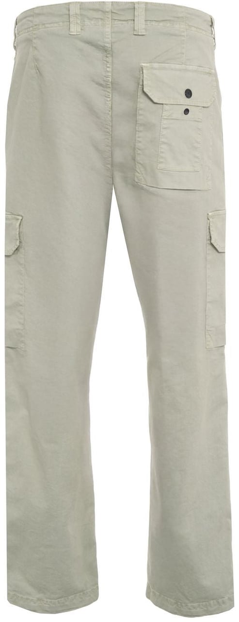 Stone Island Cotton blend cargo pants Groen